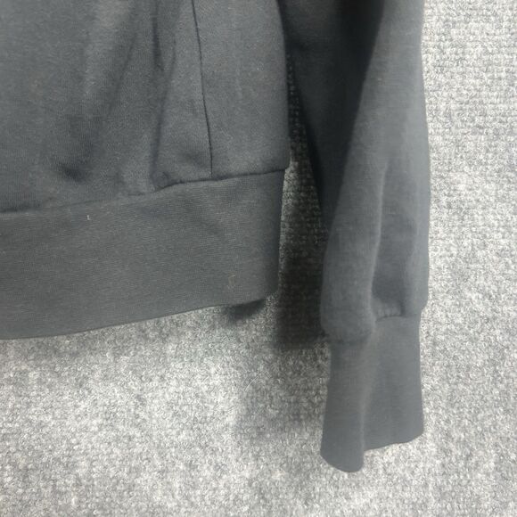 Adidas Black Hoodie Sweatshirt Grow Through What You Go Through Floral Sleeves L - Picture 14 of 16